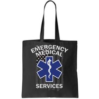 Emergency Medical Services Flag Tote Bag