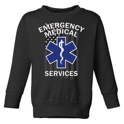 Emergency Medical Services Flag Toddler Sweatshirt