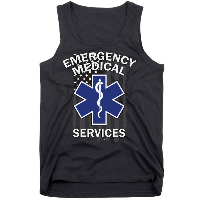 Emergency Medical Services Flag Tank Top