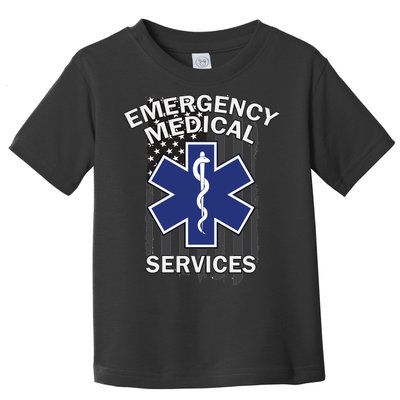 Emergency Medical Services Flag Toddler T-Shirt