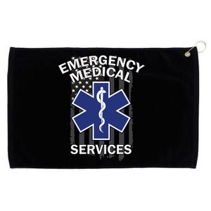 Emergency Medical Services Flag Grommeted Golf Towel