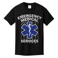 Emergency Medical Services Flag Kids T-Shirt