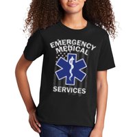 Emergency Medical Services Flag Kids T-Shirt