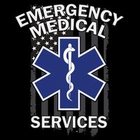 Emergency Medical Services Flag Kids T-Shirt