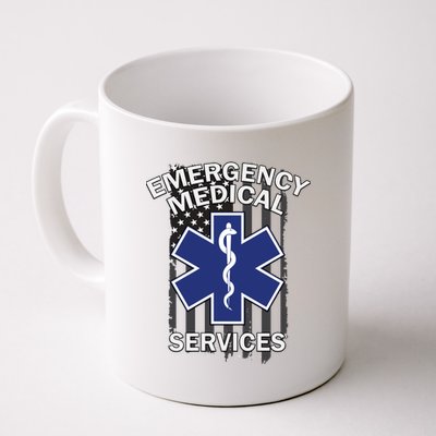 Emergency Medical Services Flag Coffee Mug