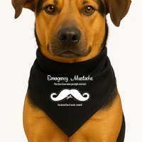 Emergency Mustache USA-Made Doggie Bandana