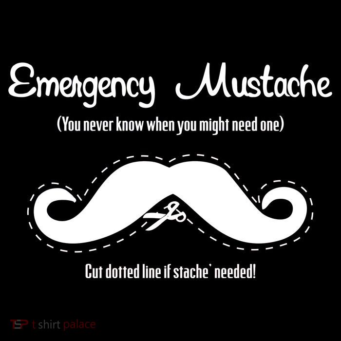 Emergency Mustache Backpack