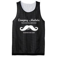 Emergency Mustache Mesh Reversible Basketball Jersey Tank