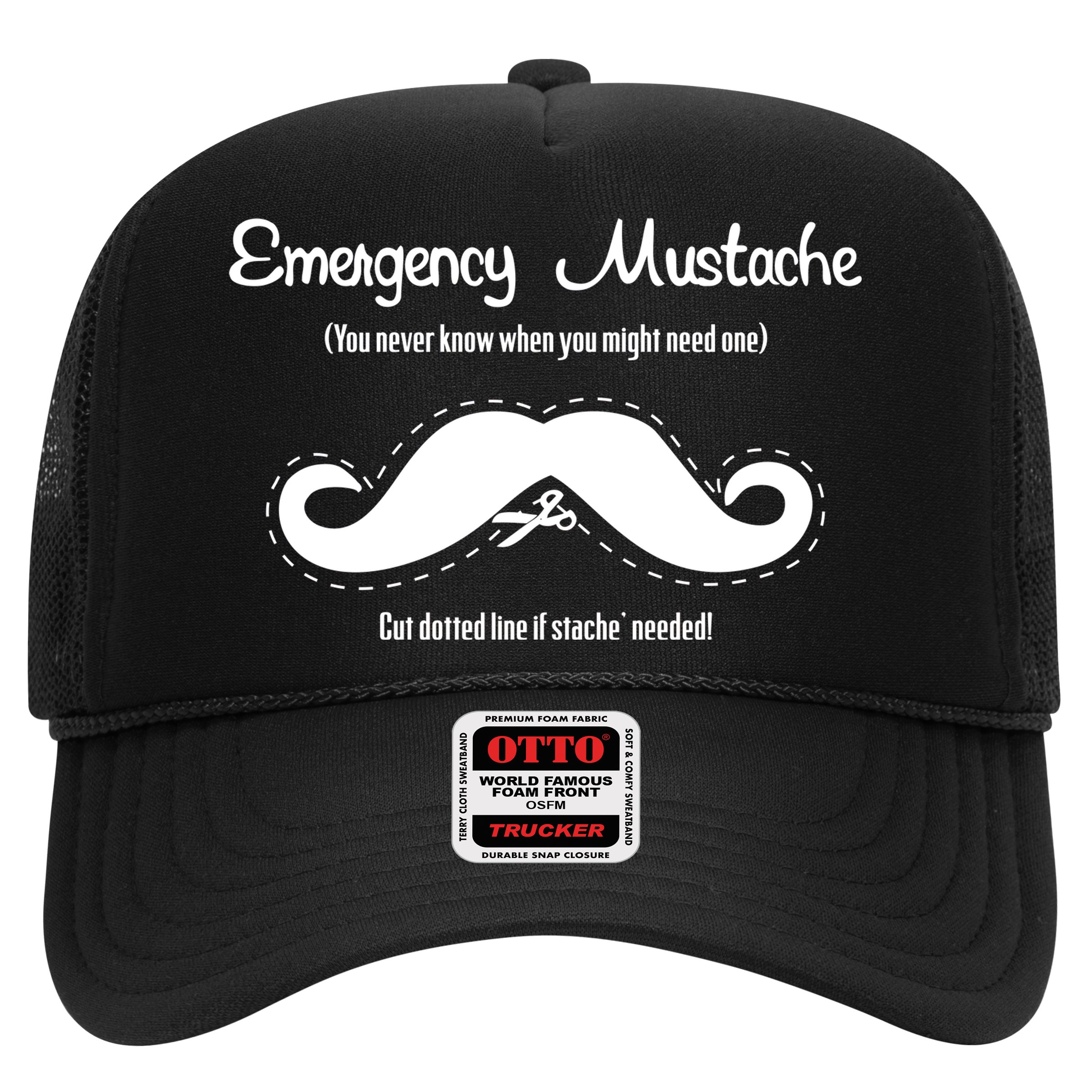 Emergency Mustache Hat