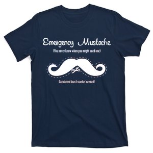 Emergency Mustache T-Shirt