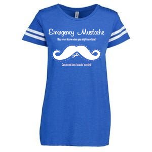 Emergency Mustache Enza Ladies Jersey Football T-Shirt