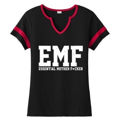 EMF Essential Mother F*cker Ladies Halftime Notch Neck Tee