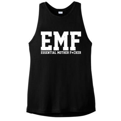 EMF Essential Mother F*cker Ladies PosiCharge Tri-Blend Wicking Tank