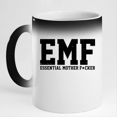 EMF Essential Mother F*cker 11oz Black Color Changing Mug