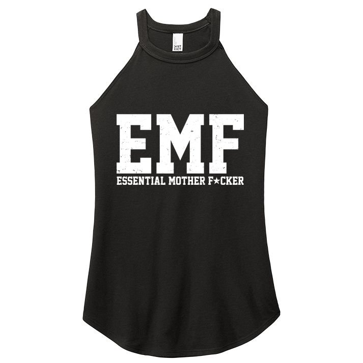 EMF Essential Mother F*cker Women's Perfect Tri Rocker Tank