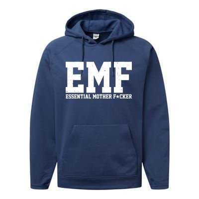 EMF Essential Mother F*cker Performance Fleece Hoodie