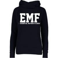 EMF Essential Mother F*cker Womens Funnel Neck Pullover Hood