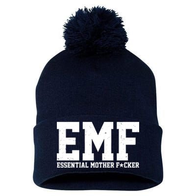 EMF Essential Mother F*cker Pom Pom 12in Knit Beanie