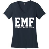 EMF Essential Mother F*cker Women's V-Neck T-Shirt