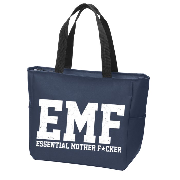 EMF Essential Mother F*cker Zip Tote Bag