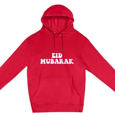 Eid Mubarak Funny Ramadan Kareem Muslim Holiday Humor Gift Premium Pullover Hoodie