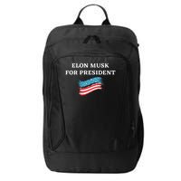 Elon Musk For President USA City Backpack