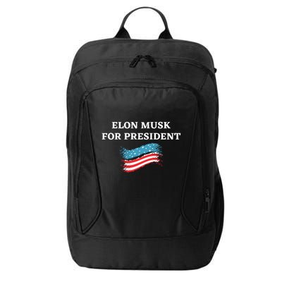 Elon Musk For President USA City Backpack