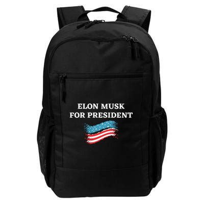 Elon Musk For President USA Daily Commute Backpack