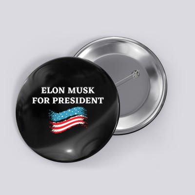 Elon Musk For President USA Button