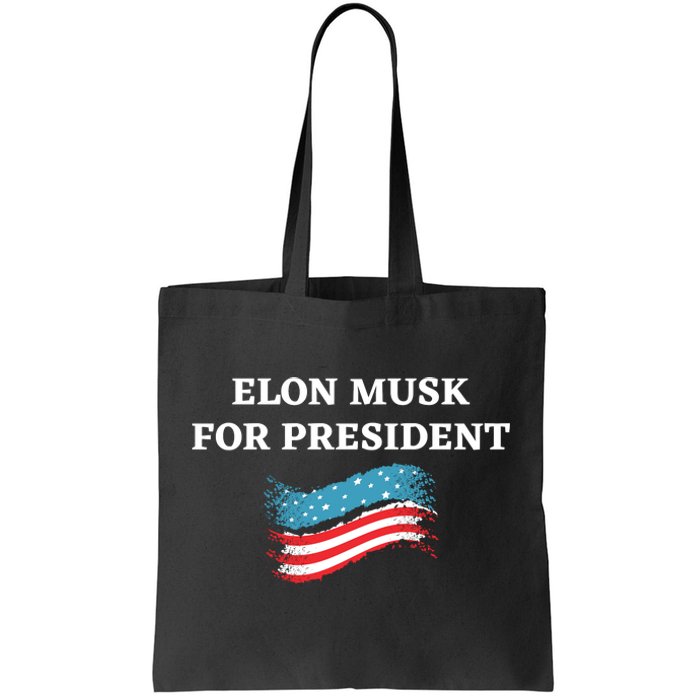 Elon Musk For President USA Tote Bag