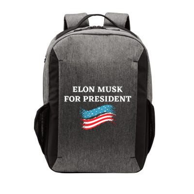 Elon Musk For President USA Vector Backpack