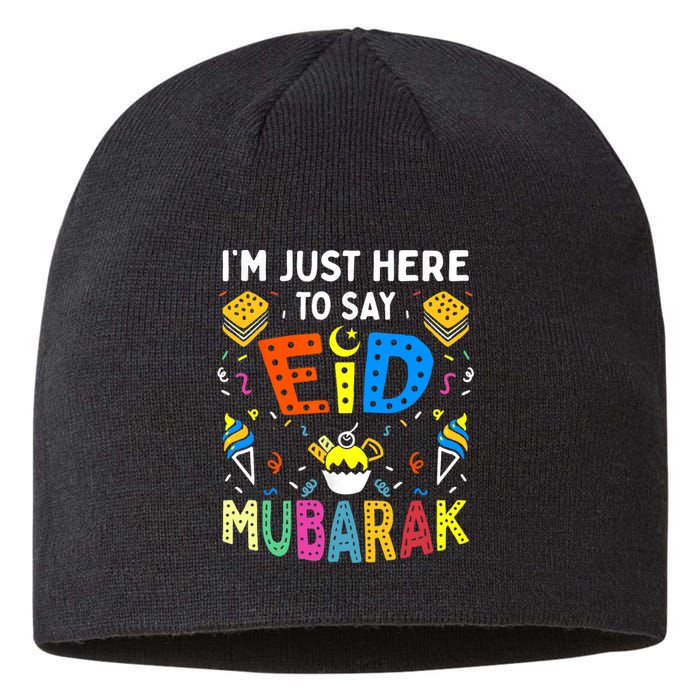 Eid Mubarak for Muslim Ramadan Eid al Fitr Adha Sustainable Beanie