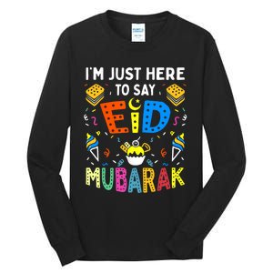 Eid Mubarak for Muslim Ramadan Eid al Fitr Adha Tall Long Sleeve T-Shirt