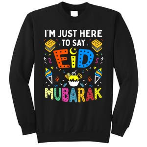 Eid Mubarak for Muslim Ramadan Eid al Fitr Adha Tall Sweatshirt