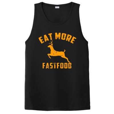 Eat More Fast Food Deer Running PosiCharge Competitor Tank