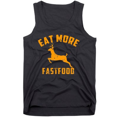 Eat More Fast Food Deer Running Tank Top