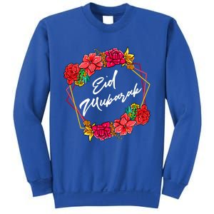 Eid Mubarak Floral Islamic For Muslim Gift Sweatshirt