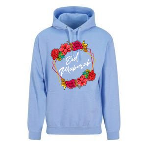 Eid Mubarak Floral Islamic For Muslim Gift Unisex Surf Hoodie