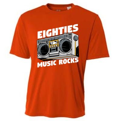 Eighties Music Funny Old Songs Vintage 80s Lover Gift Cooling Performance Crew T-Shirt