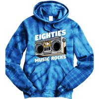 Eighties Music Funny Old Songs Vintage 80s Lover Gift Tie Dye Hoodie