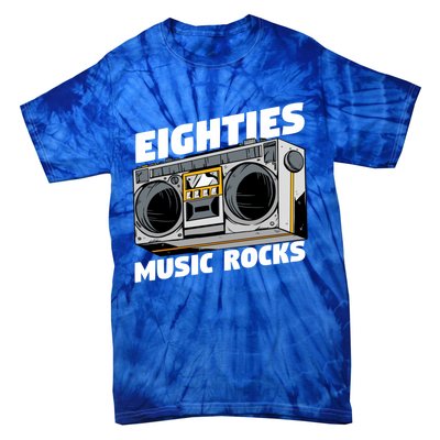 Eighties Music Funny Old Songs Vintage 80s Lover Gift Tie-Dye T-Shirt