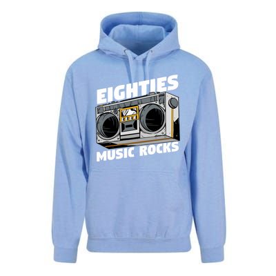 Eighties Music Funny Old Songs Vintage 80s Lover Gift Unisex Surf Hoodie