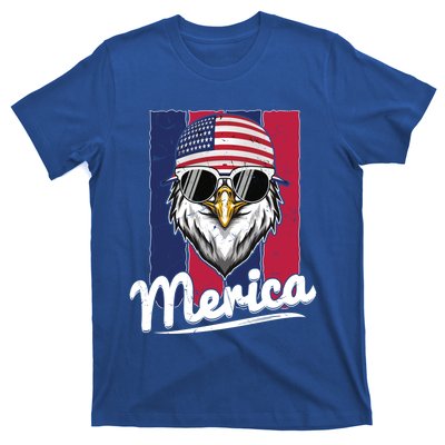 Eagle Merican Flag Eagle Patriotic Cool Gift T-Shirt