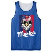 Eagle Merican Flag Eagle Patriotic Cool Gift Mesh Reversible Basketball Jersey Tank