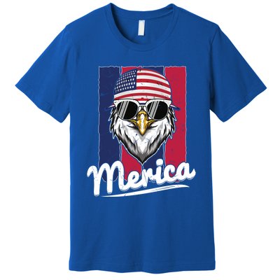 Eagle Merican Flag Eagle Patriotic Cool Gift Premium T-Shirt