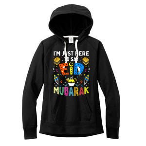 Eid Mubarak For Muslim Ramadan Eid Al Fitr Adha Gift Women's Fleece Hoodie