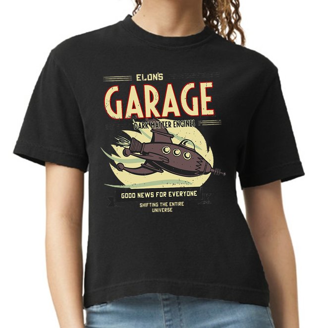 Elon Musk Fan Comfort Colors Boxy T-Shirt