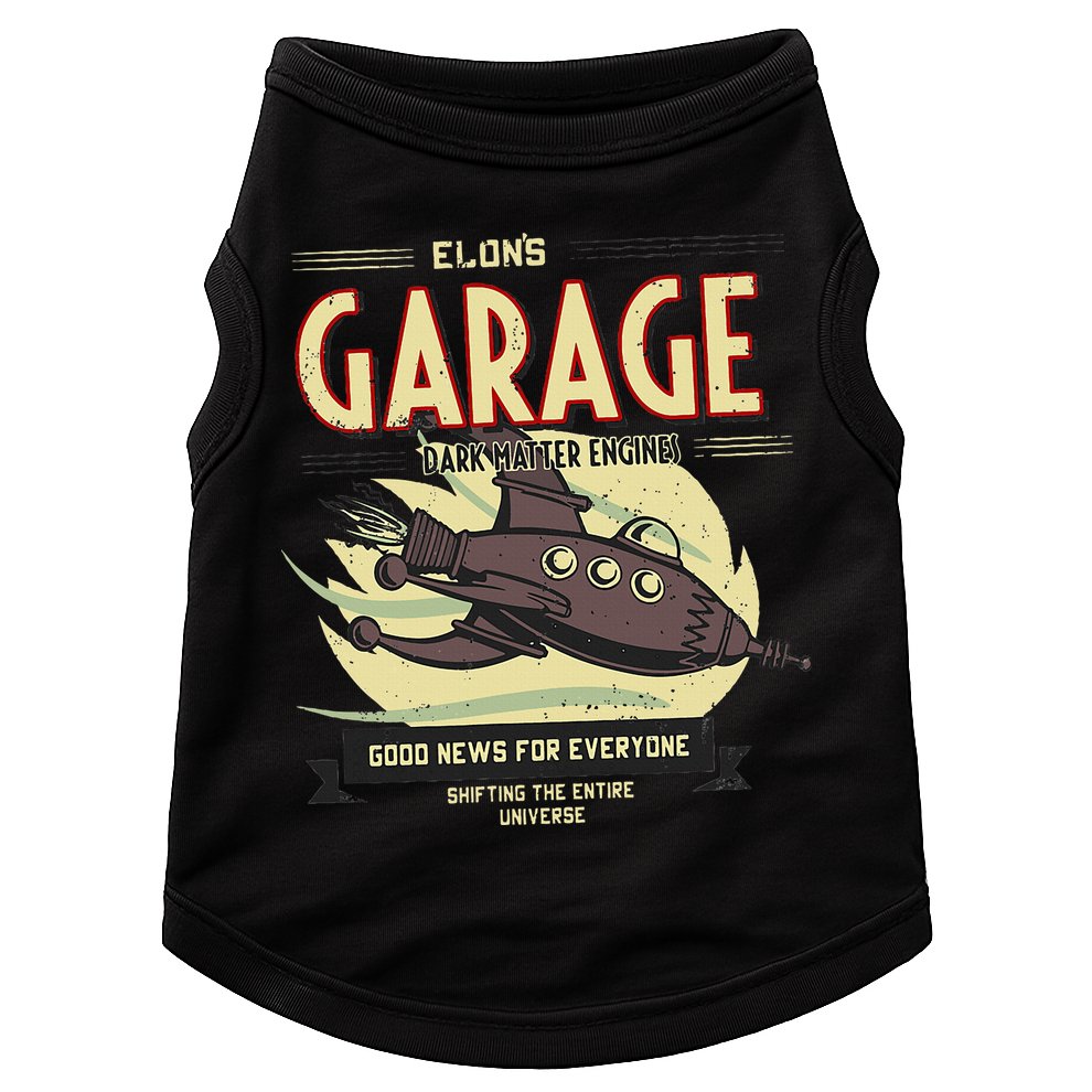 Elon Musk Fan Doggie Tank