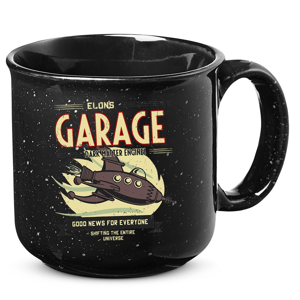 Elon Musk Fan 15oz Campfire Ceramic Mug