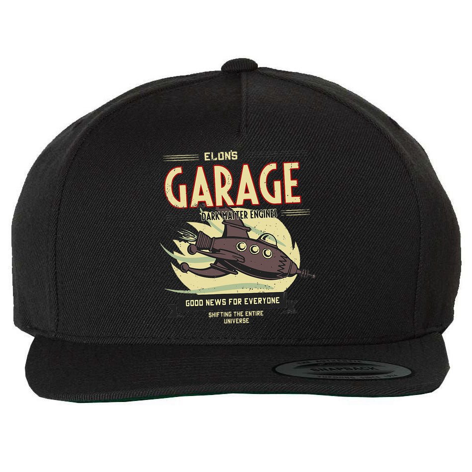 Elon Musk Fan Wool Snapback Cap